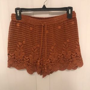 Super cute crochet shorts